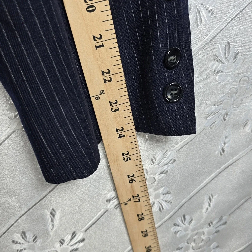 VTG Brooks Brothers Brooksgate Pinstripe Blazer Men 42‎ Wool USA Union Made LOOK
